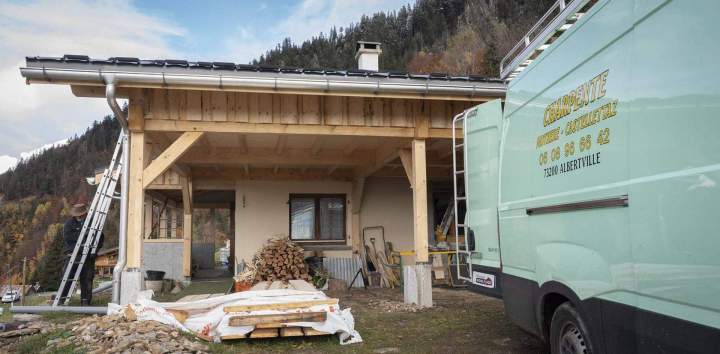 Artisan bardage bois Chambéry Aix-les-Bains